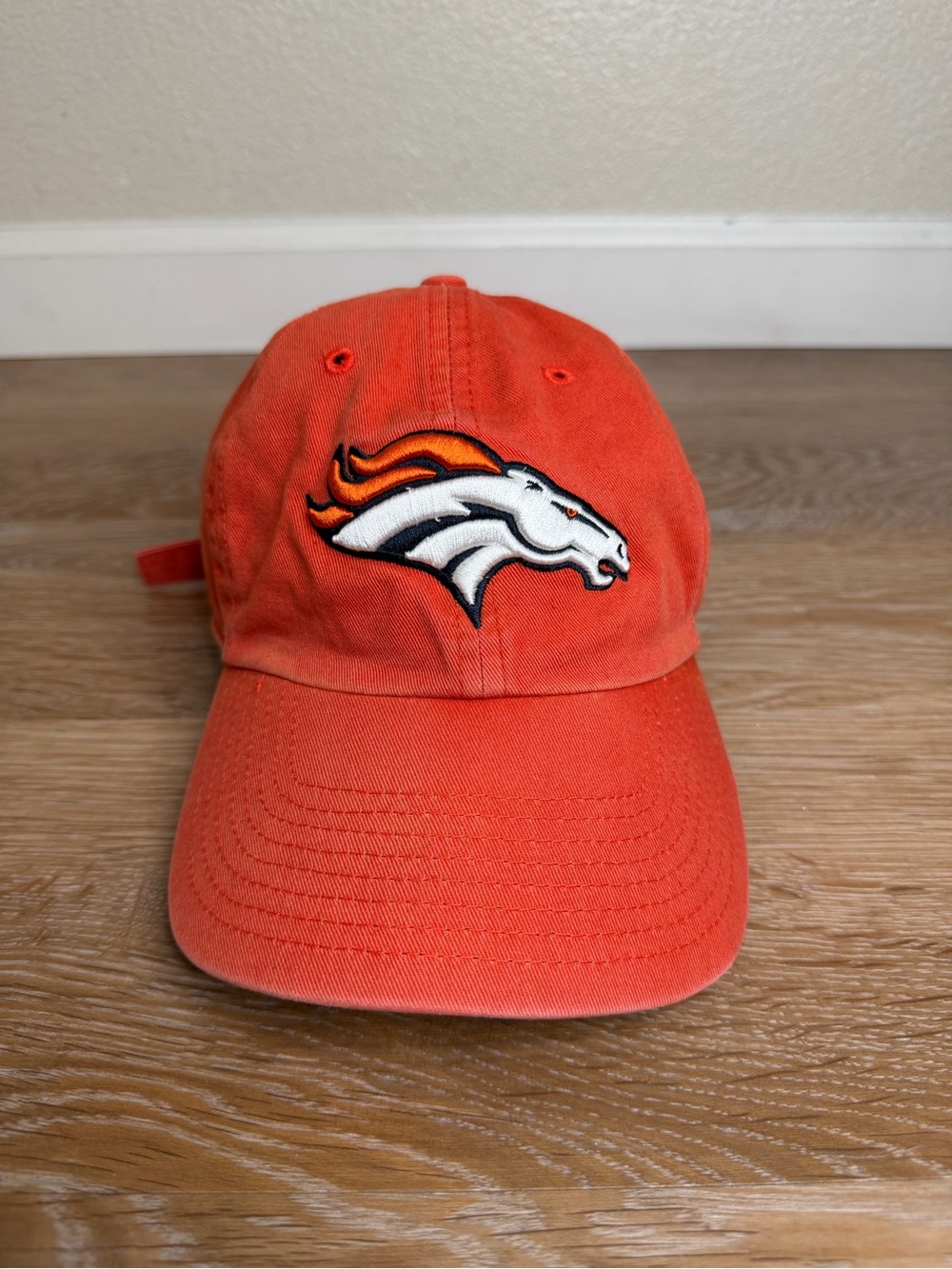 47 Brand Orange Denver Broncos Strapback Baseball Cap Hat, OS